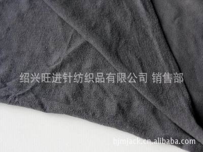 紹興旺進針紡織品 廠家直供漂白色32S全滌紗汗布，140克高品質針織面料解析